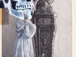 Memento mori, 8,8/13,7, aquarelle/paper, 2022